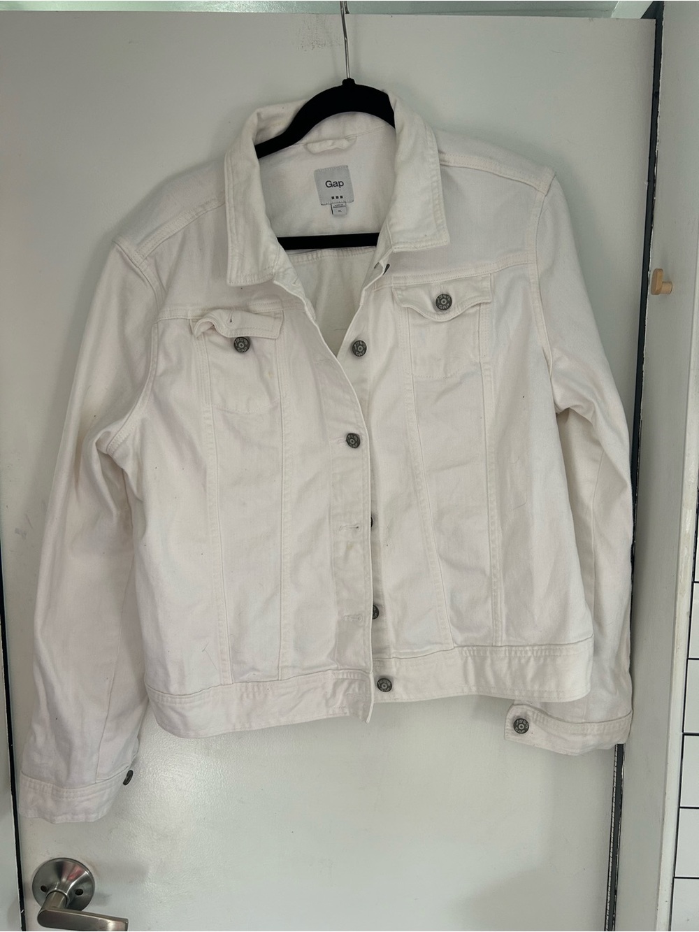 GAP - White Denim Jacket